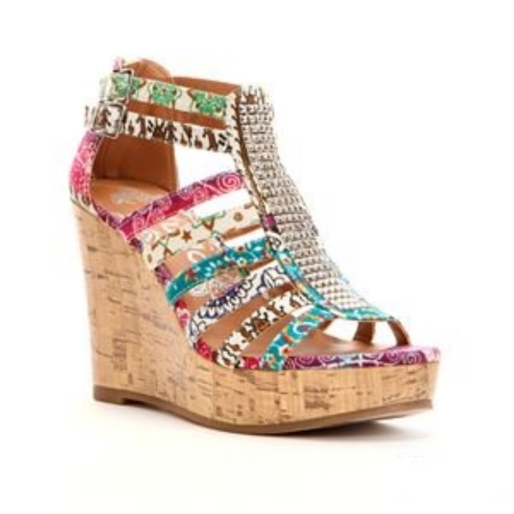 Mudd Wedge Sandals